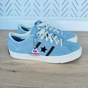 ⭐Converse One Star Academy Pro Ox Suede Low Sz 6.5 Men Shoes Blue Black A09236C⭐